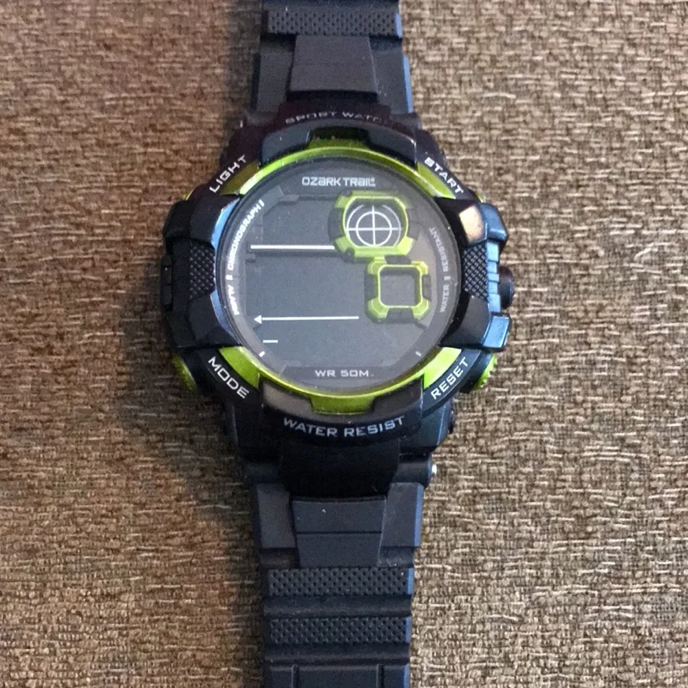 Ozark Trail Black Digital Sport Watch
